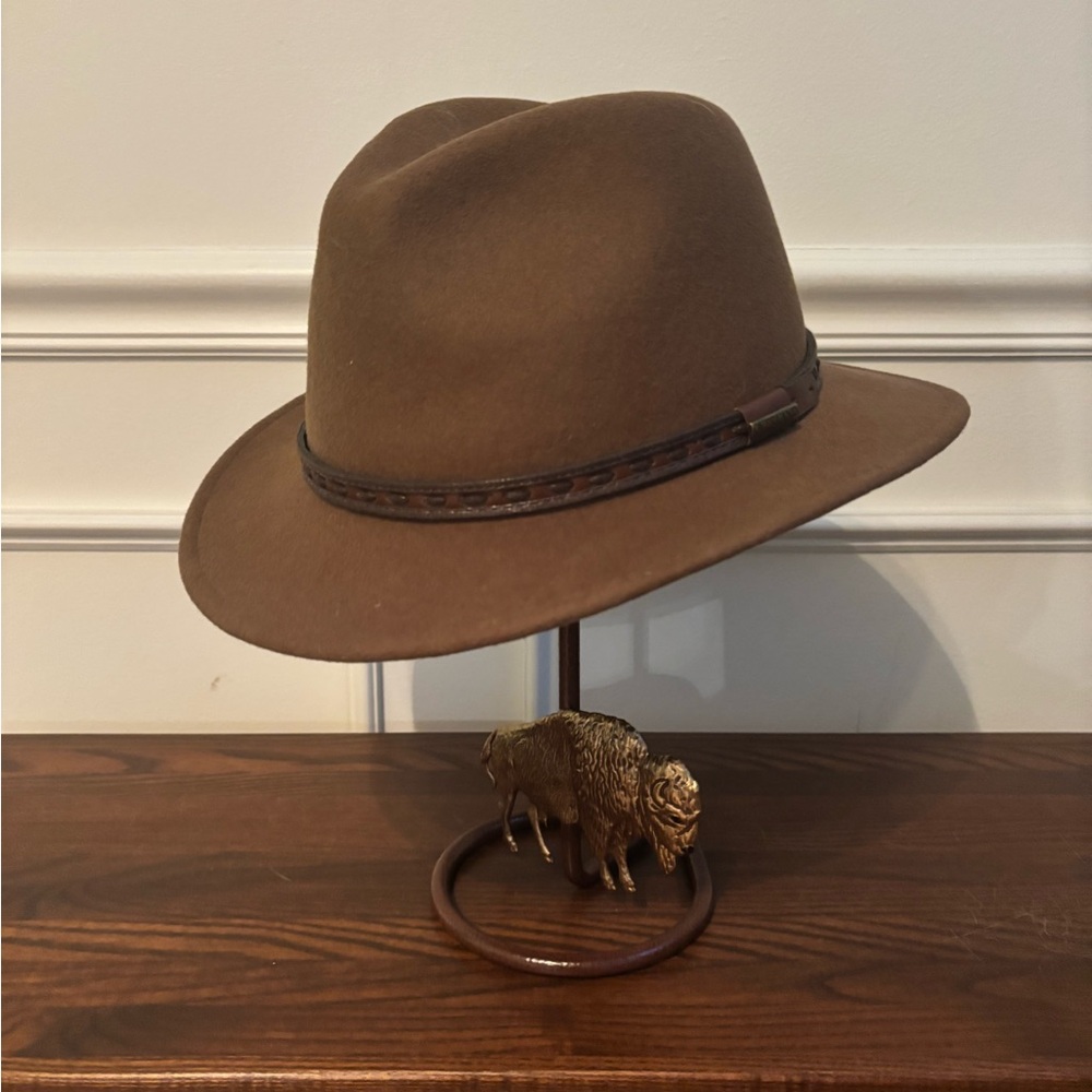 Classic Brown Fedora Hat